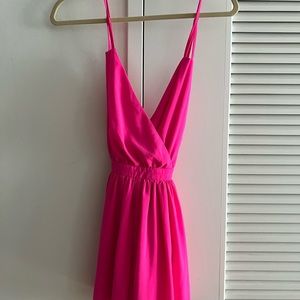 Mustard Seed Hot pink romper size S